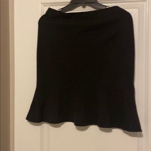 Max Edition Black Skirt With Flared Detail